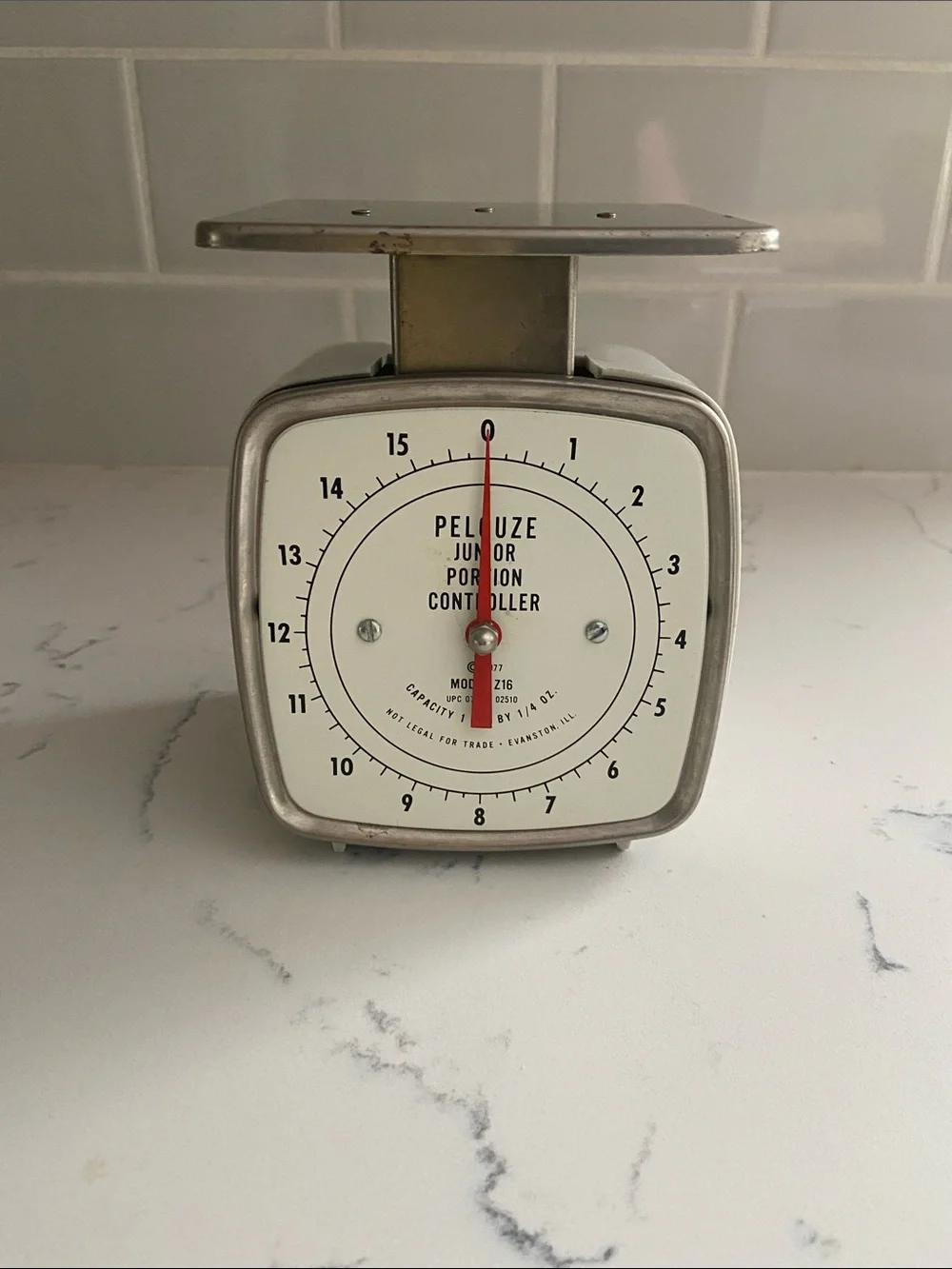 Vintage Pelouze Junior Portion Controller Scale Model Z16 1 lb